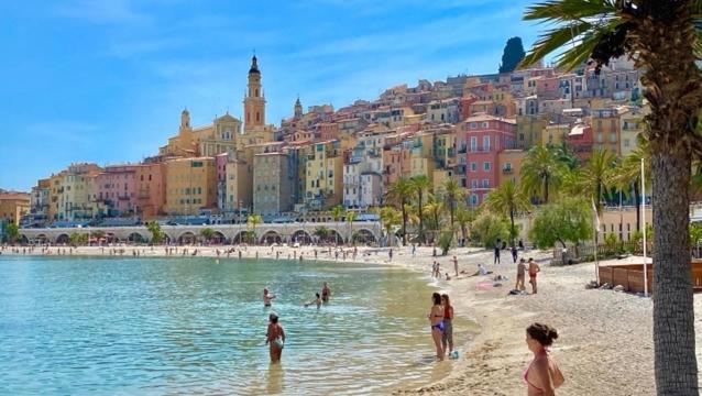 Menton # Monaco - F1 Gp - 4 Persons - Sea View - New - Parking - Clim - Premium - Beach And Sun Exterior foto